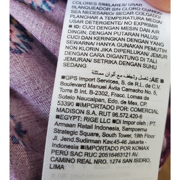 Old Navy Womens Purple Floral Rayon Scoop Neck Sleeveless Long Maxi Dress Size M - Picture 11 of 16